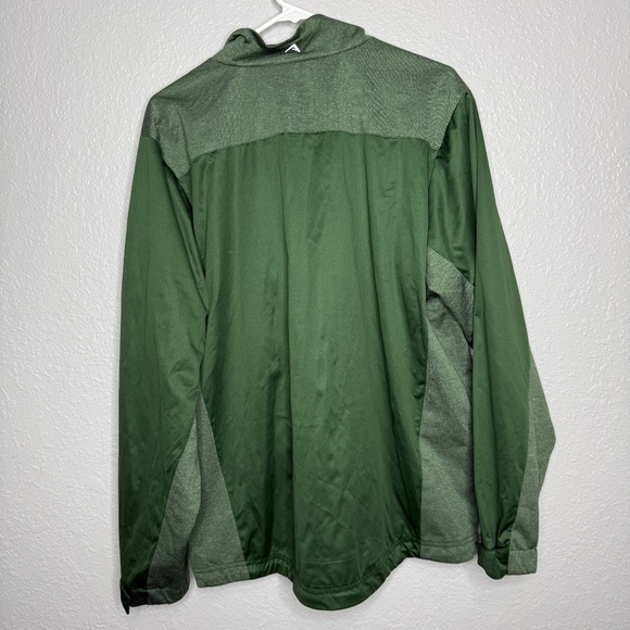 Antigua Large Green A's Athletics Zipper Jacket -cp - Picture 6 of 7